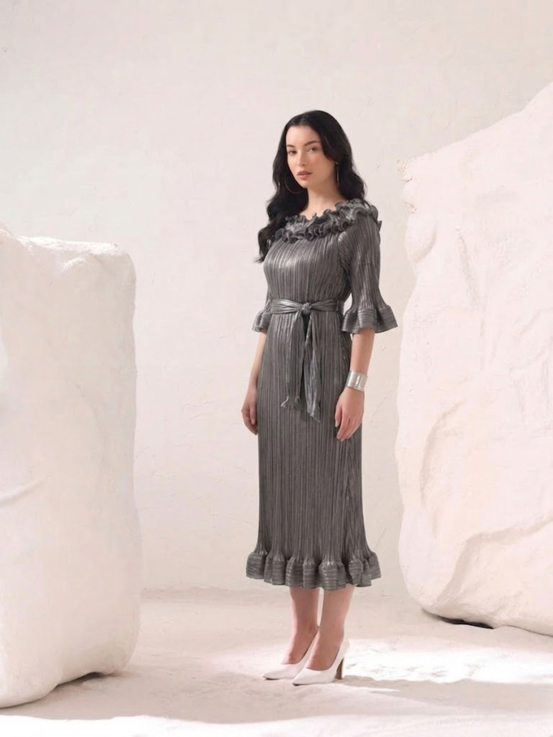 Cirel Metallic Dress