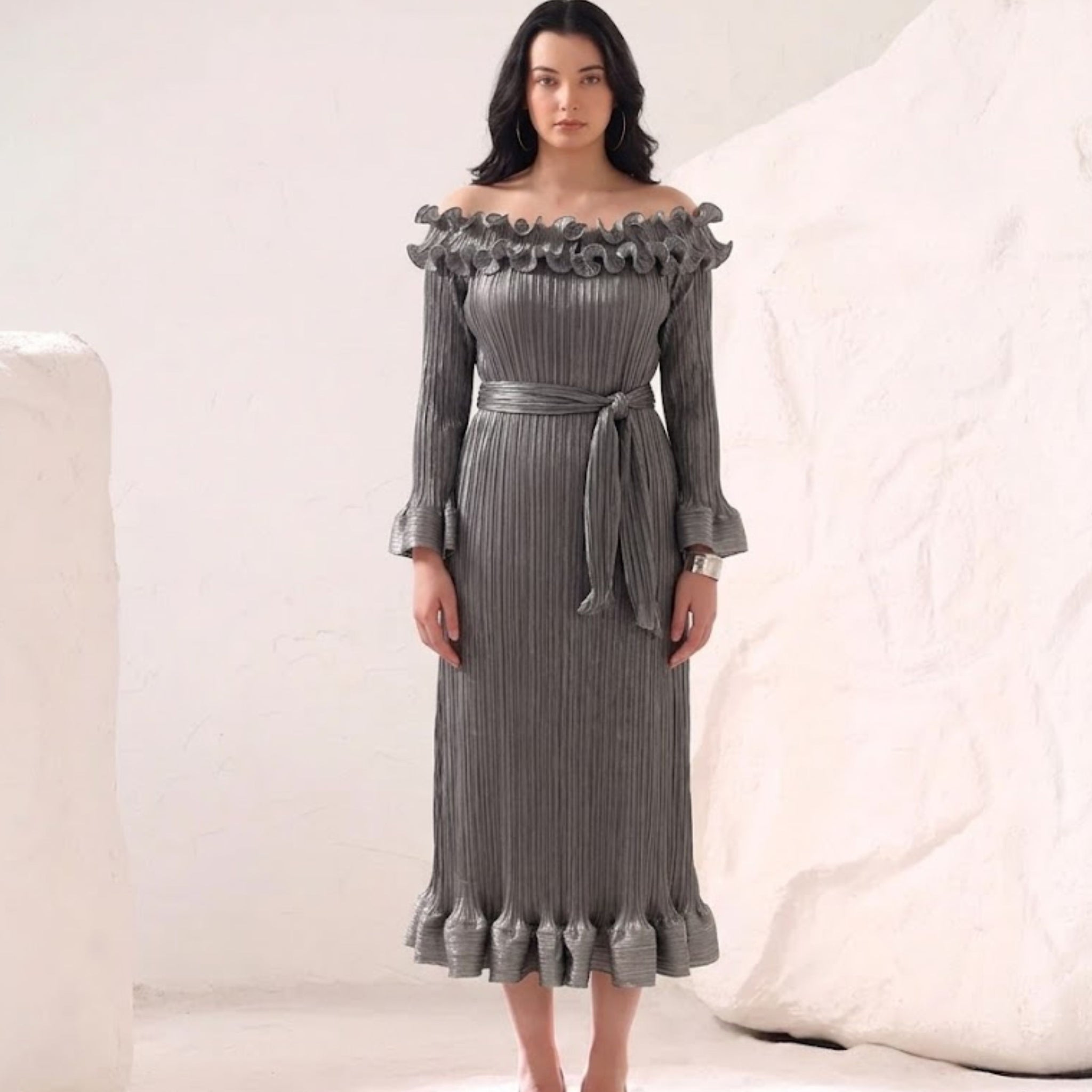 Cirel Metallic Dress