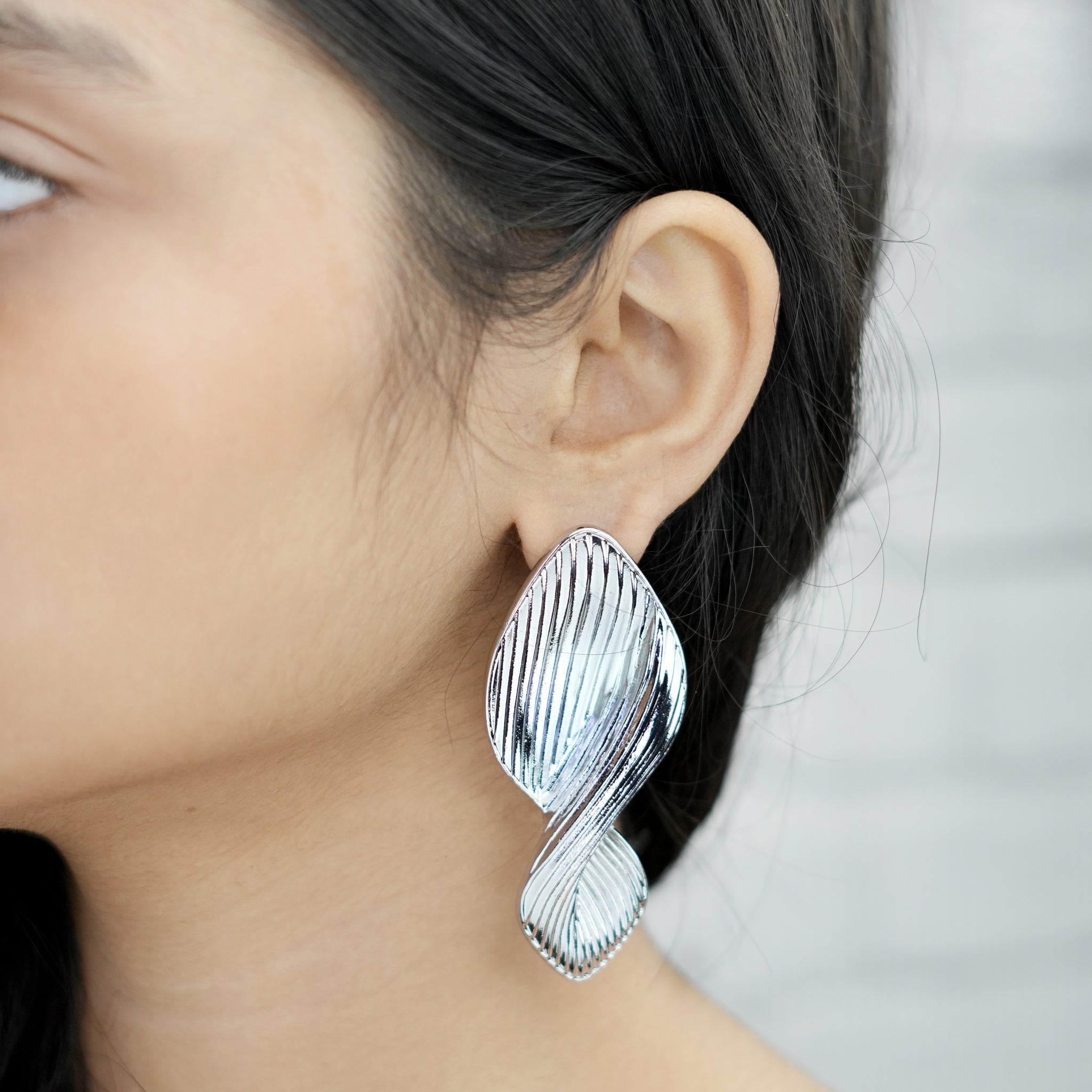 Silver Drift earrings