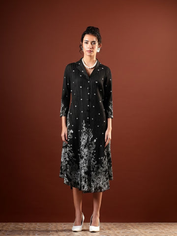 Mira Pleated Dress