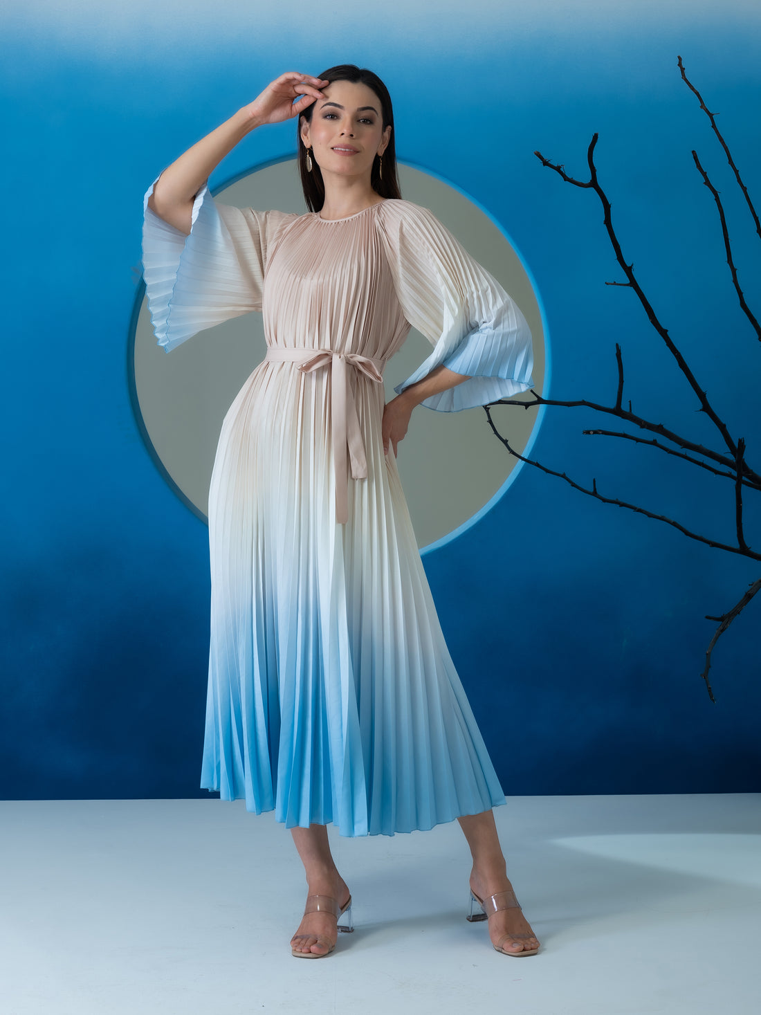 Serenity Pleated Dress