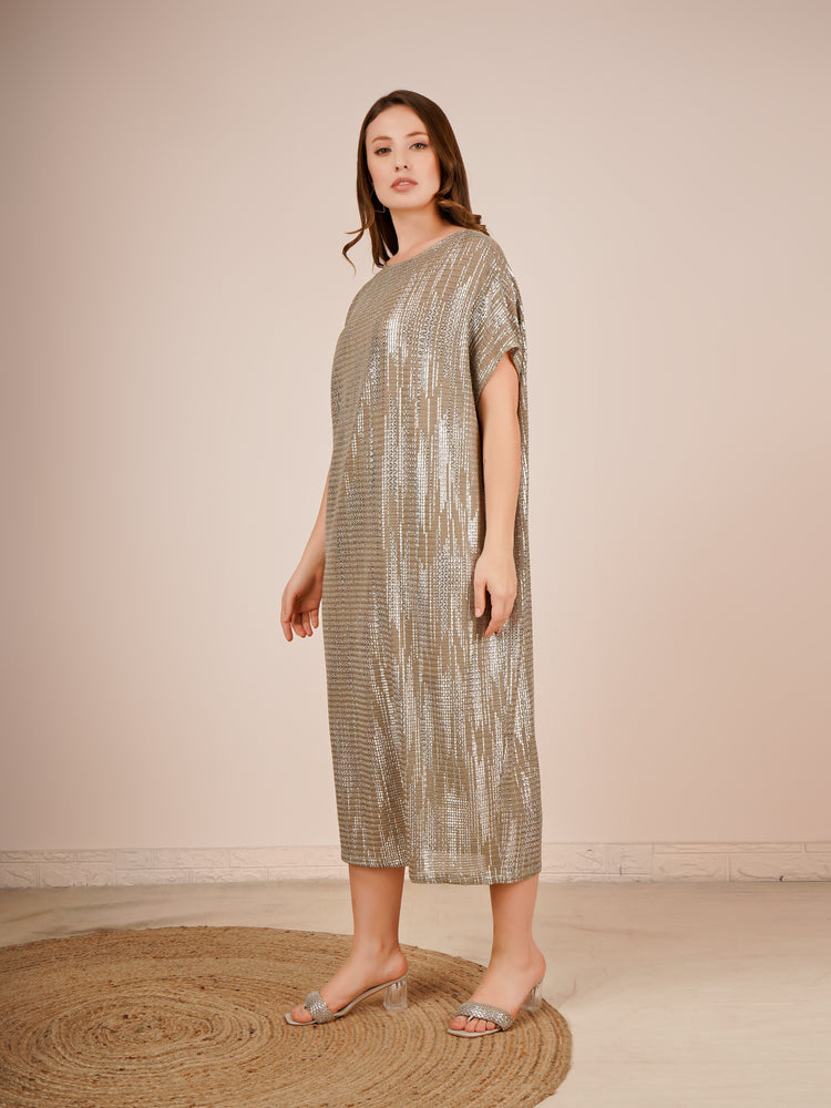 Marie Metallic Dress
