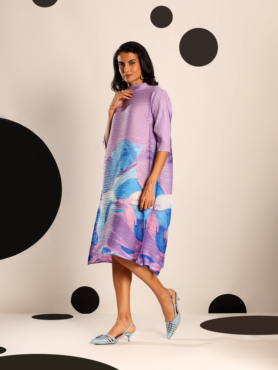 Linda Pleated Dress