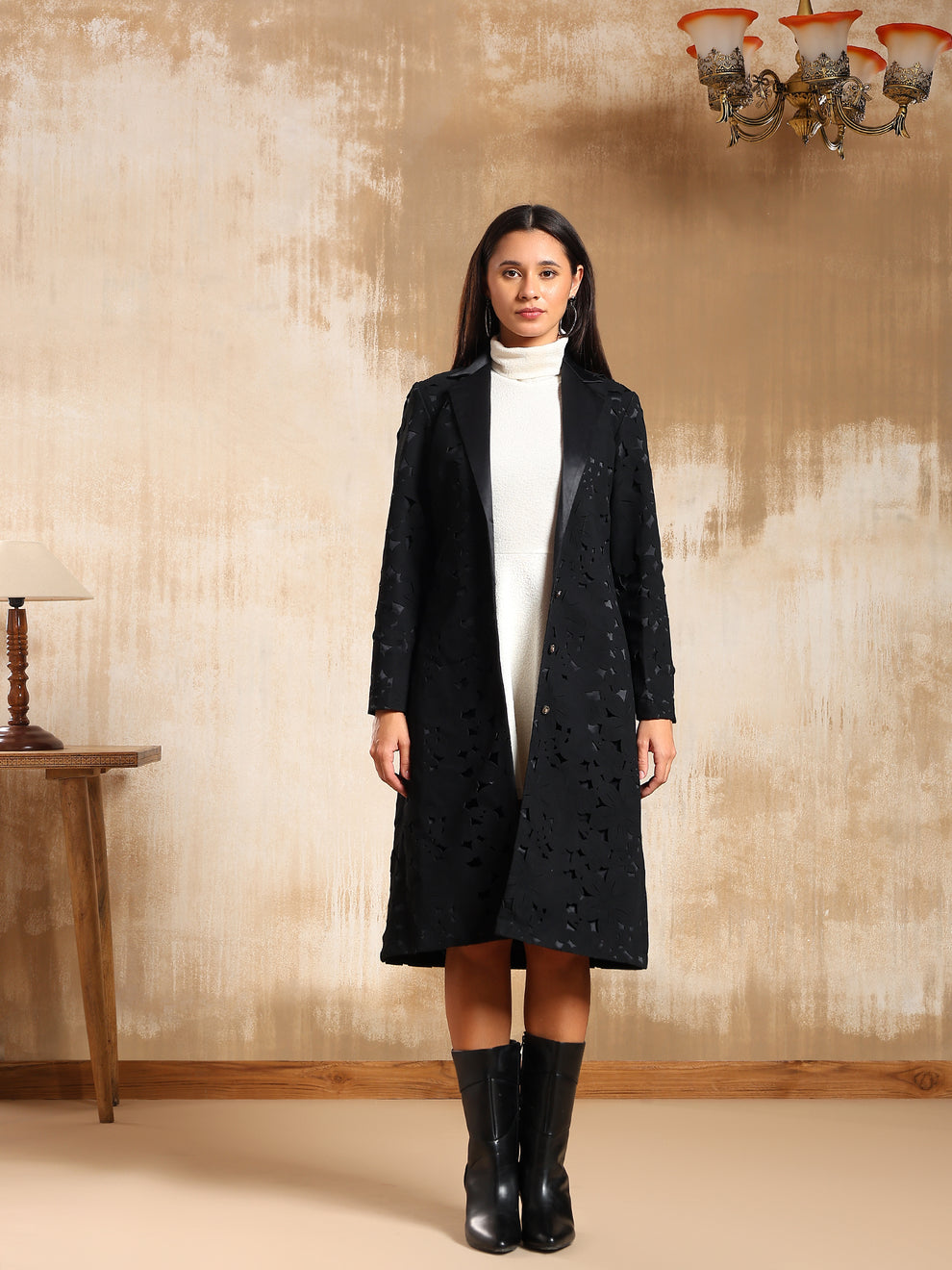 Elyor Suede Luxe Coat