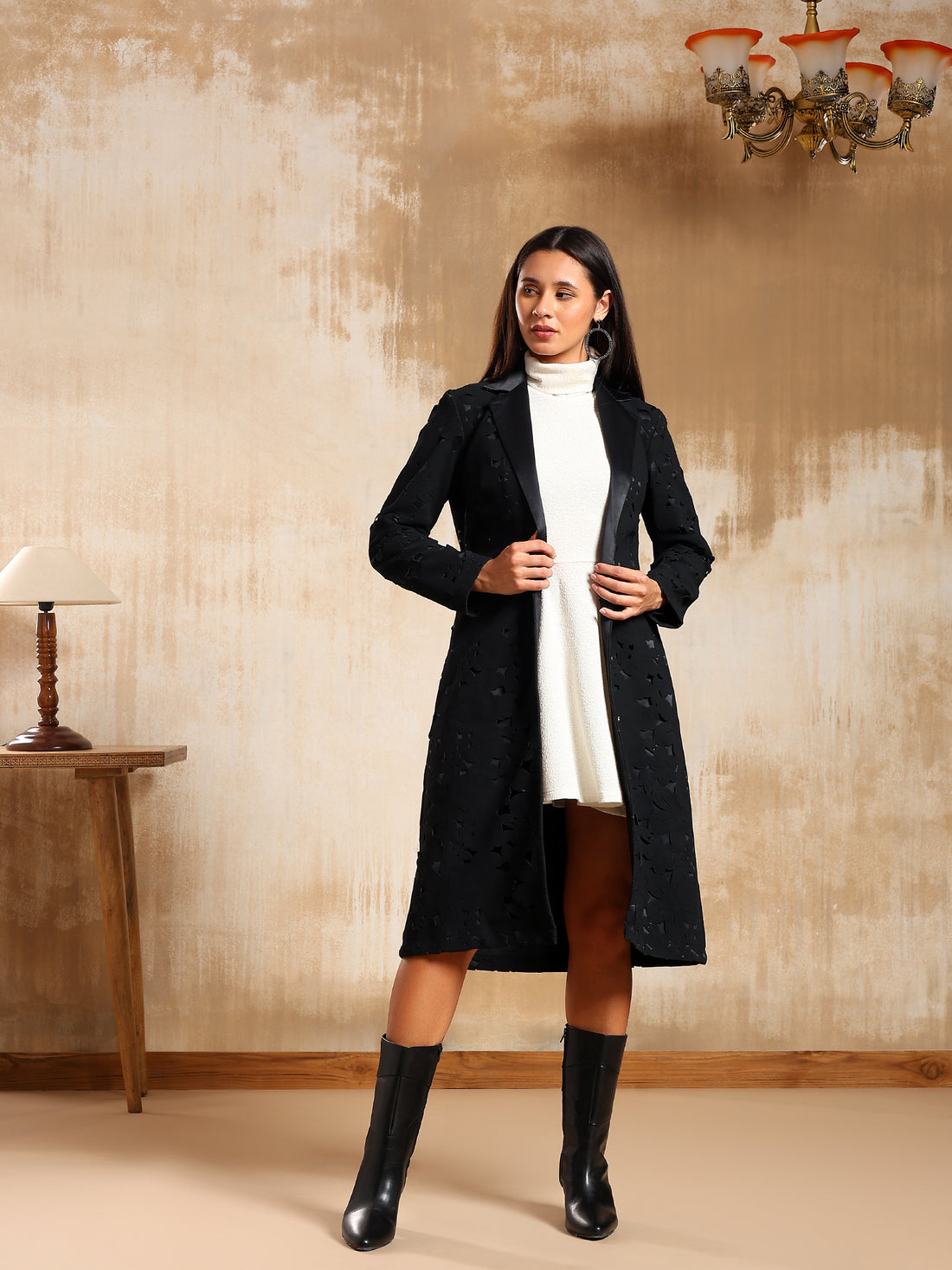 Elyor Suede Luxe Coat