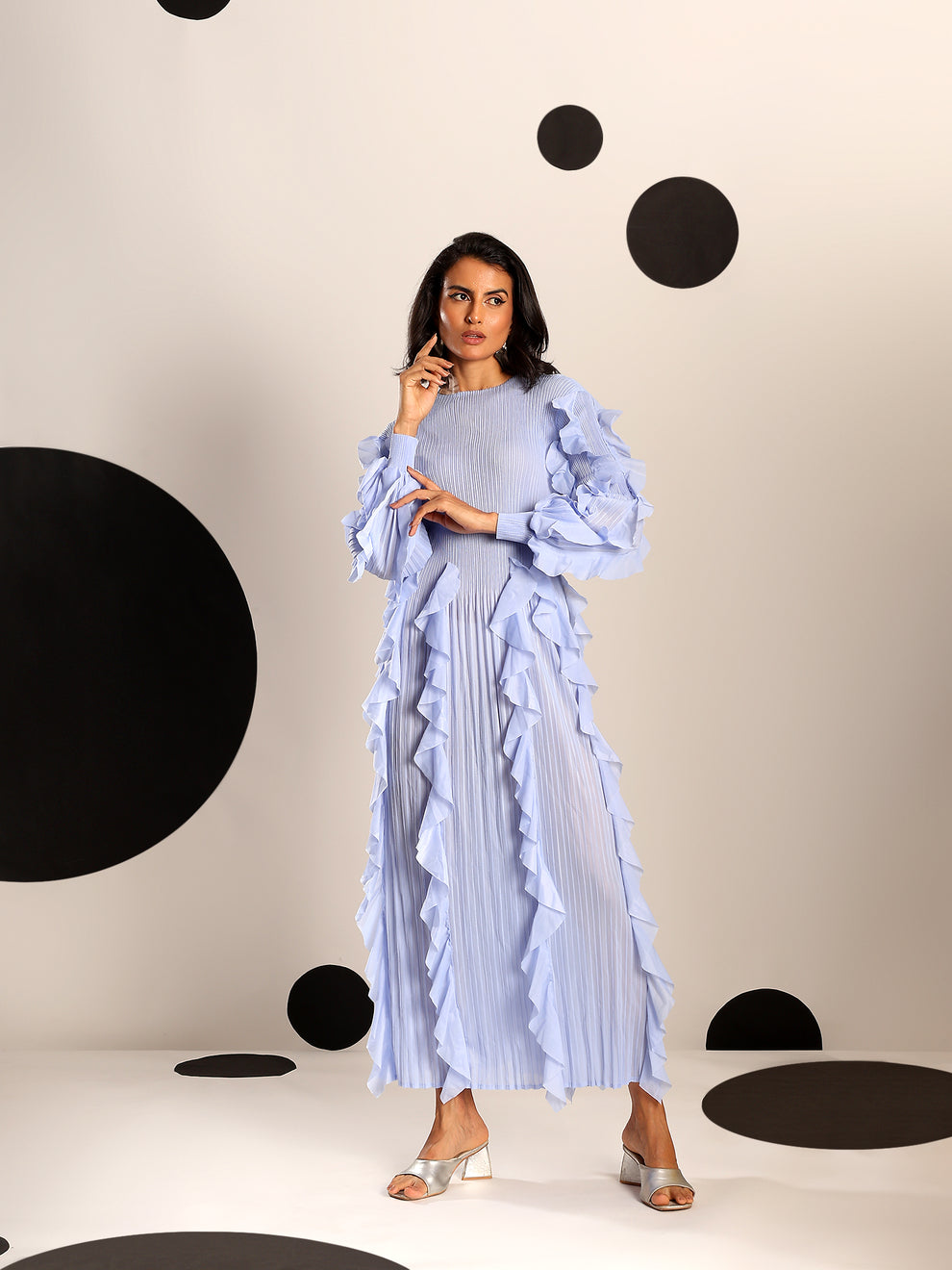 Orchid Ruffle Dress