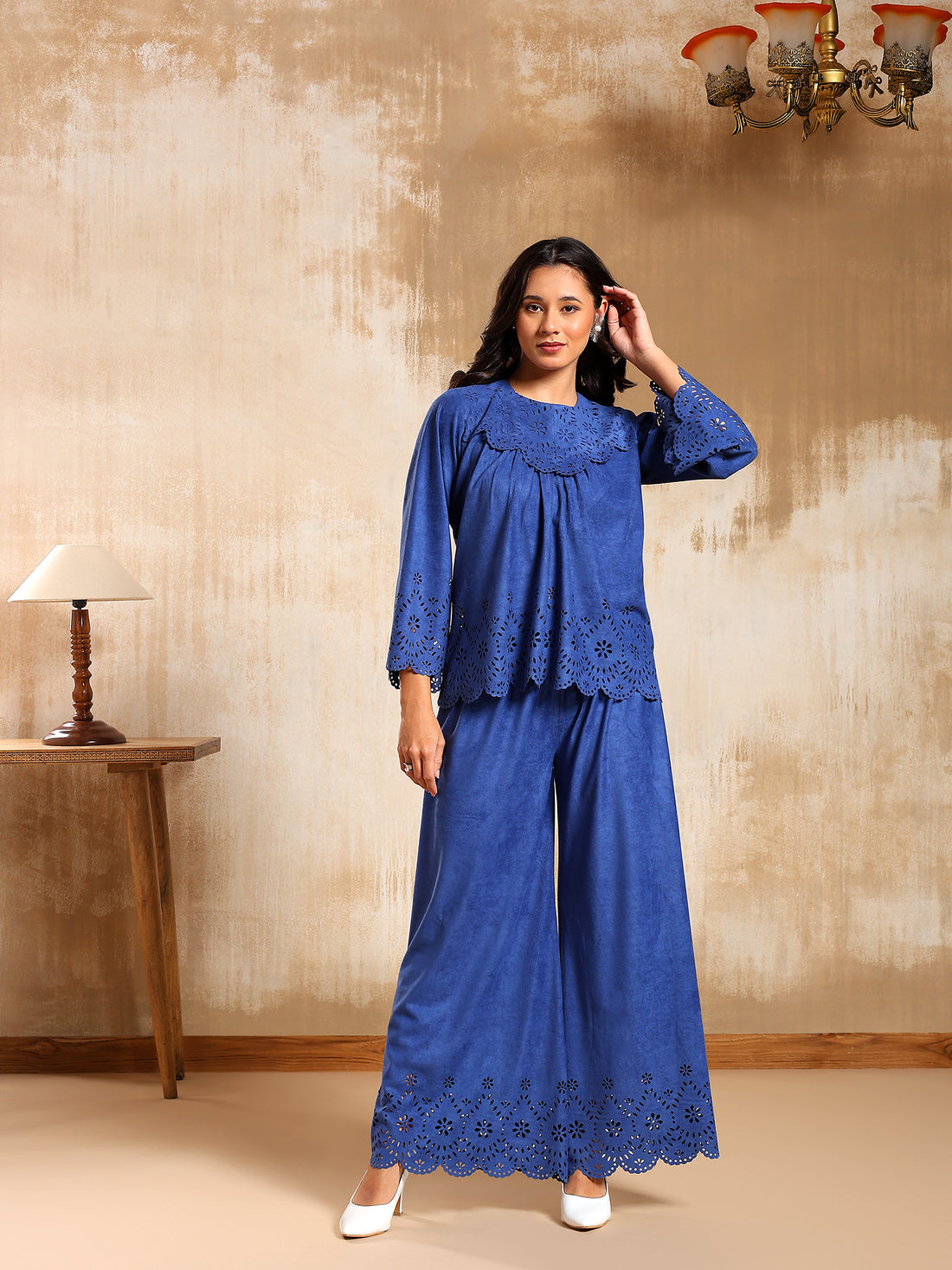 Elina Cutwork Co ord