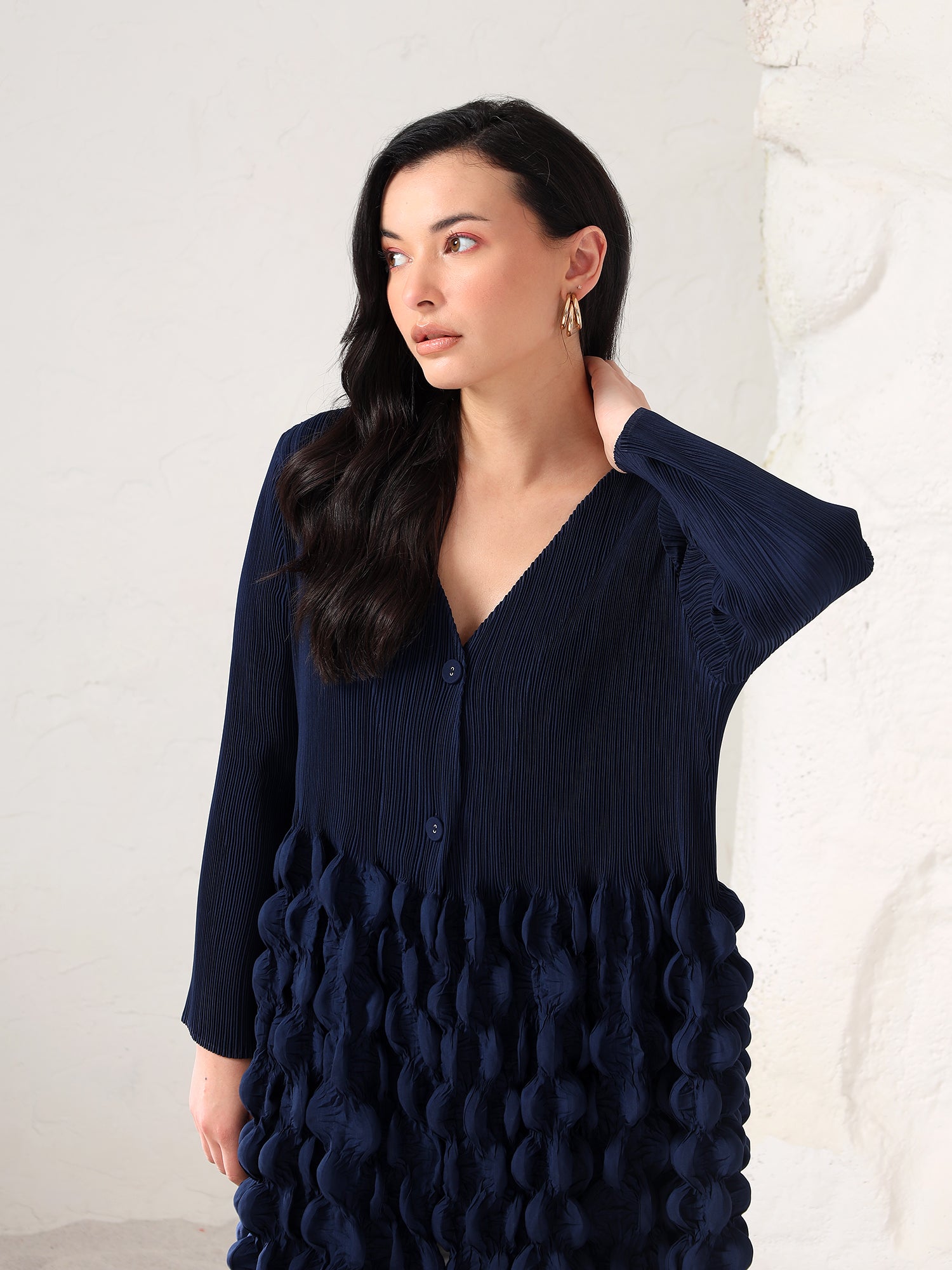 Zoriah Pleated Top